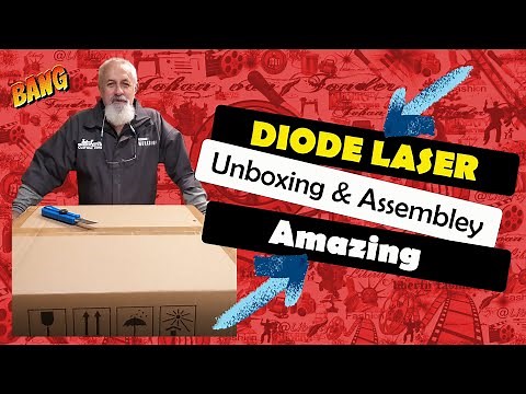 Diode Laser Unboxing & Assembly Atomstack A20