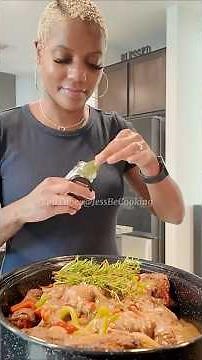 Smothered Turkey Necks | Pinto Beans | Green Beans & Yellow Squash #cooking #dinner #family #fyp