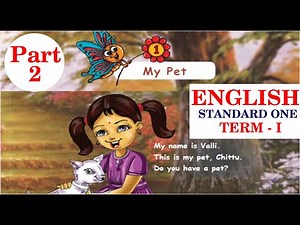 1st standard english book term 1 lesson 1 my pet I 1st standard english book story I #1ststandard