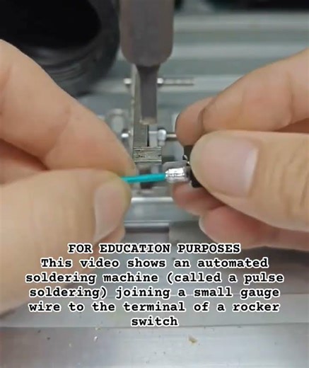 Rocker Switch Soldering #Soldering #Electronics #Automation #Engineering #IndustrialDesign #Tech