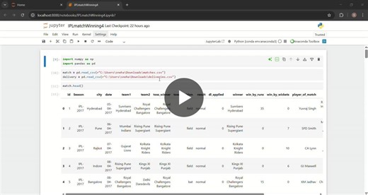 #machinelearning #datascience #python #ipl #streamlit | Sneha Dhalpe