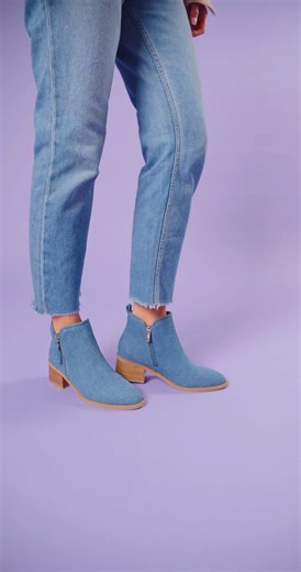 Ces boots en denim seront idéales pour la belle saison ☀😍 #ilovemyshoes | Besson Chaussures