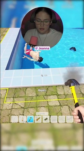 YOU CAN GET A TASER IN WATER PARK SIMULATOR! #waterparksimulator #gaming