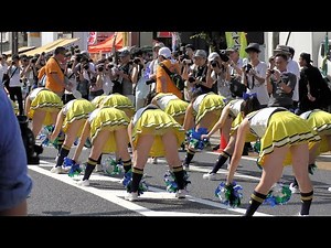 4K常磐大学高等学校チアリーディング部 第58回水戸黄門まつり上市パレード3