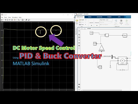 Dc motor speed control using PID and buck converter in MATLAB Simulink | Complete Tutorial
