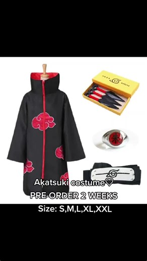 Akatsuki cosplay set available for pre-order Our FB page: Emma Online Shop #itachi #akatsuki #uchiha #uchihaitachi #itachi_uchiha #naruto #anime #fyp