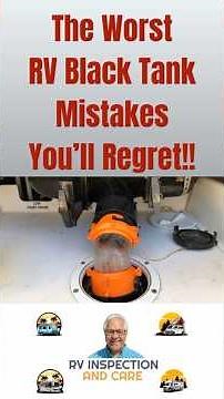 The Worst RV Black Tank Mistakes That You'll Regret Making!