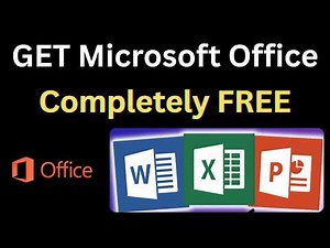 ( FREE ) GET Microsoft Office Completely for FREE Lifetime