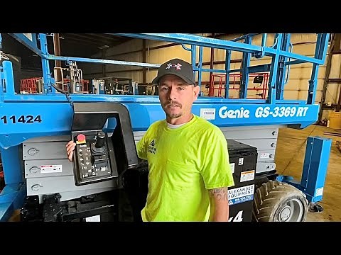 How to Operate a Genie GS 3369RT Rough Terrain Scissor Lift