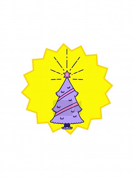 sales flash animation of traditional christmas tree with star Stock Video Footage - Alamy