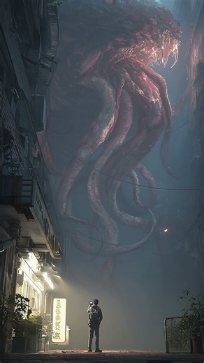 The terrifying spectacle of enormous tentacles