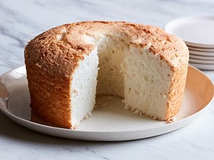 Lemon Angel Food Cake