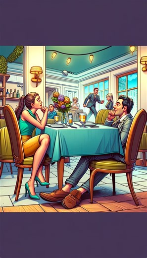 Hilarious Dinner Date Disaster! Waitress Confused 🤣🍴#joke #funn#funnyskits | Quick Line Comedy