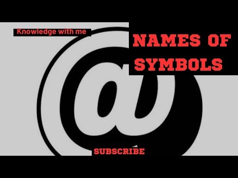 "Symbol Smarts: Learning the Names of Common Symbols"