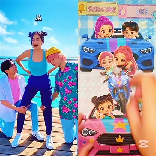 👀👉ABBY AND JINU SAJA ARE AT THE FEET 👣 OF CUPID 💘 ZOEY #kpopdemonhunters