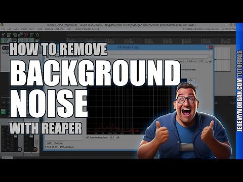 How to Remove Background Noise with Reaper