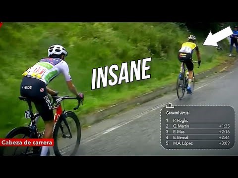 Roglič DESTROYS Egan Bernal on Covadonga Climb | Vuelta a España Stage 17 2021