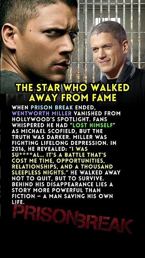 Wentworth Miller: Fame, Pain, Survival
