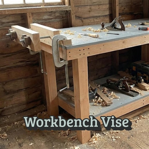 DIY Wooden Workbench Vise Plans – Easy Build, Digital Download (imperial & Metric) - Etsy