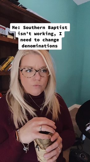Just a little denominational humor… #christiantiktok #christiangirl #faith #churchhumor #christianhumor #christianwoman #christian