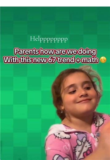 Can’t even do math Homework now because as soon as there’s a 6 and a 7 together it’s an instant LoL #math #67 my poor sister thankfully she helps me with my kids homework.