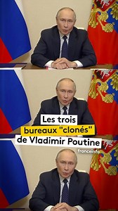 Une enquête dévoile que Vladimir Poutine possède des bureaux (presque) identiques dans trois résidences différentes. Une enquête du service investigation de Radio Free Europe vient confirmer ce que le Kremlin a toujours nié. #Poutine #Russie #franceinfo #RadioFreeEurope | Franceinfo