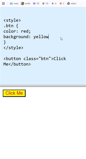 HTML button styling CSS #html #htmltutorial