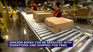 Use your leftover Amazon boxes to donate to Goodwill for free