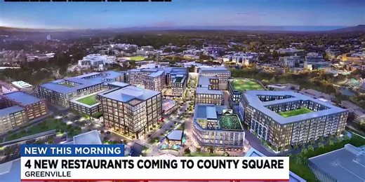 4 new restaurants coming to county square in downtown Greenville