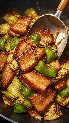 中華・回鍋肉(ホイコーロー)を作る動画