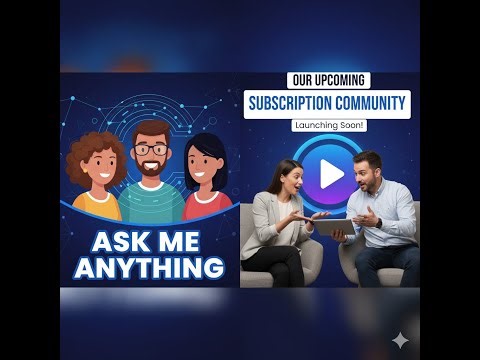 ASK ME ANYTHING SESSION ABOUT OUR UPCOMING SUBSCRIPTION BASED COMMUNITY