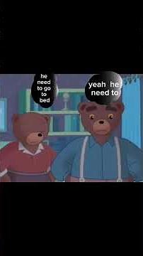 Little brown bear gets grounded