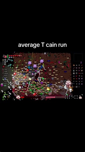 Average Tainted Cain Run in The Binding of Isaac