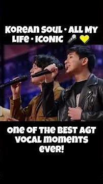 Korean Soul Sings an AMAZING Cover of “All My Life” | America’s Got Talent | Short