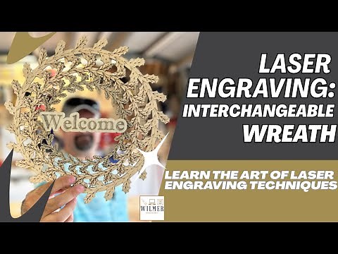 Create a Custom Wreath Door Hanger with Lightburn: Perfect for Any Season!