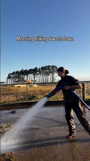 🌅🐄 MORNING ON THE FARM WITH A FARM GIRL! 🚜❤️ #farming #ферма #farmlife