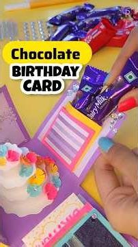 DIY Chocolate Explosion Box!🎁 *Recreating MOM'S B'day Card*🤩💕 | Riya's Amazing World