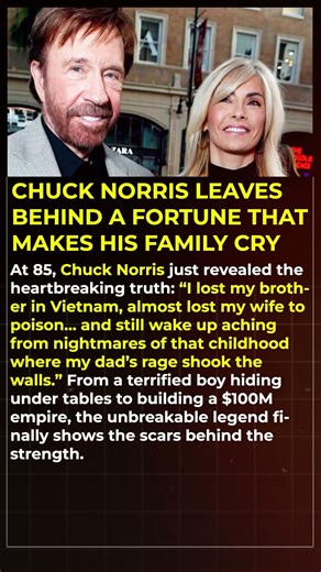 Chuck Norris Leaves Behind A Fortune That Makes His Family CRY #shorts