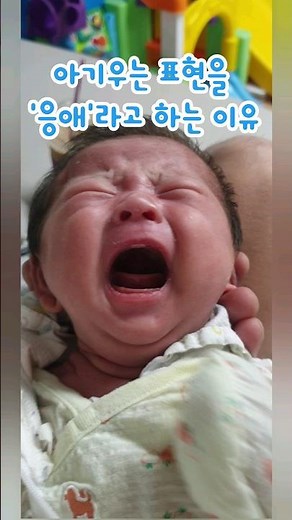 [육아] 아기울음소리를 '응애'라고 표현하는 이유(발음 좋음)