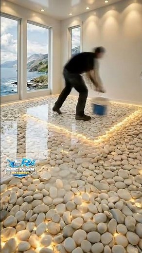 Natural Stone Epoxy Floor Installation