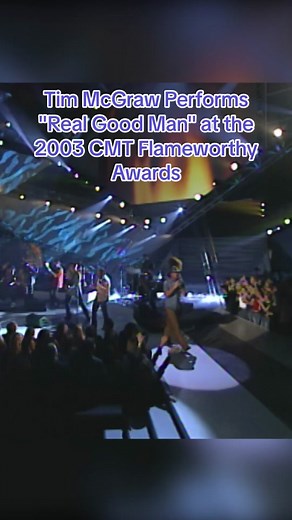 Tim McGraw 'Real Good Man' Performance at the 2003 CMT Awards