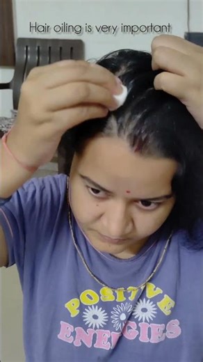 Hair care is life 😊. Oiling is like the OG treatment for healthy locks! What's your go-to oil blend?