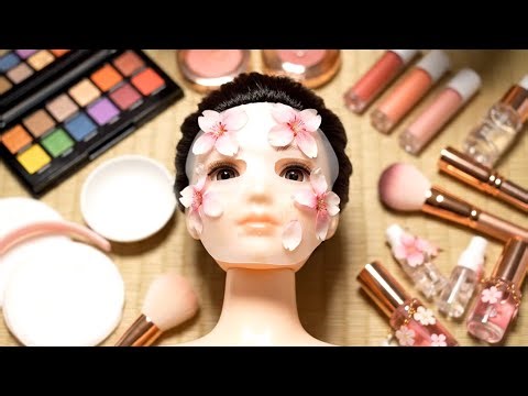 👑 Nezuko Secret Glow ✨ ASMR Skincare & Makeup Ritual