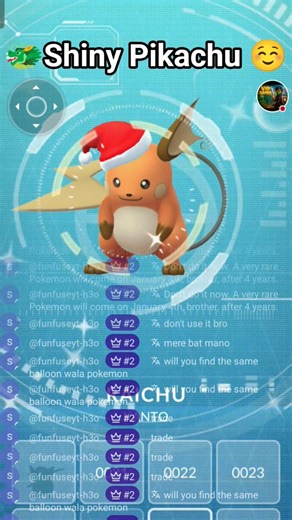 🐲 shiny Pikachu cute and powerful 🔥#pokemongogameplay#catchlegendarypokemon#pikachu#viral#shorts