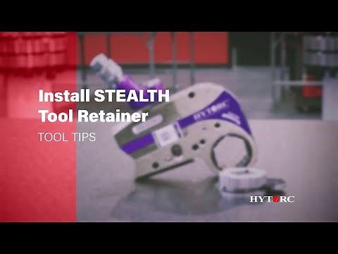 Install STEALTH Tool Retainer