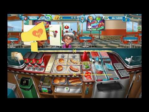 Playing cooking fever level 1 and 2 🍕🤗😎🍗