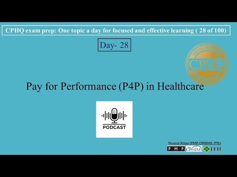CPHQ exam prep | Pay for Performance (P4P) in Healthcare | Podcast |