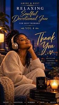 Relaxing Soulful Jazz✝️ Give thanks as You relax| pray | study #gospeljazz #gospelmusic #soulfuljazz