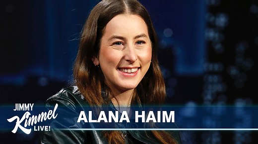 Alana Haim on acting in Licorice Pizza & driving her Dad crazy with her sisters growing up... | Jimmy Kimmel Live