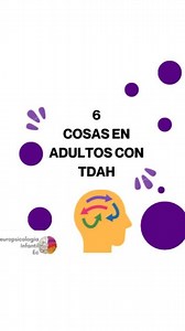 6.1K views · 10K reactions | 6 cosas en adultos con TDAH. Con una evaluación neuropsicologica podemos saber qué pasa con el paciente 易 y de qué forma lo podemos ayudar #neuropsicologia #crianzarespetuosa #maternidadconsciente #crianzapositiva #tdah #tdahinfantil #tdahadulto | Neuropsicología Infantil Ec | Facebook